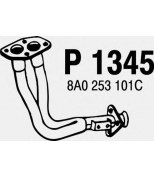 FENNO STEEL - P1345 - Трубопровод выпускной AUDI 80 (B4) 1.6-2.0 90-96